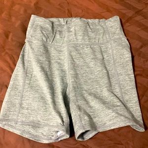Gray Biker Shorts